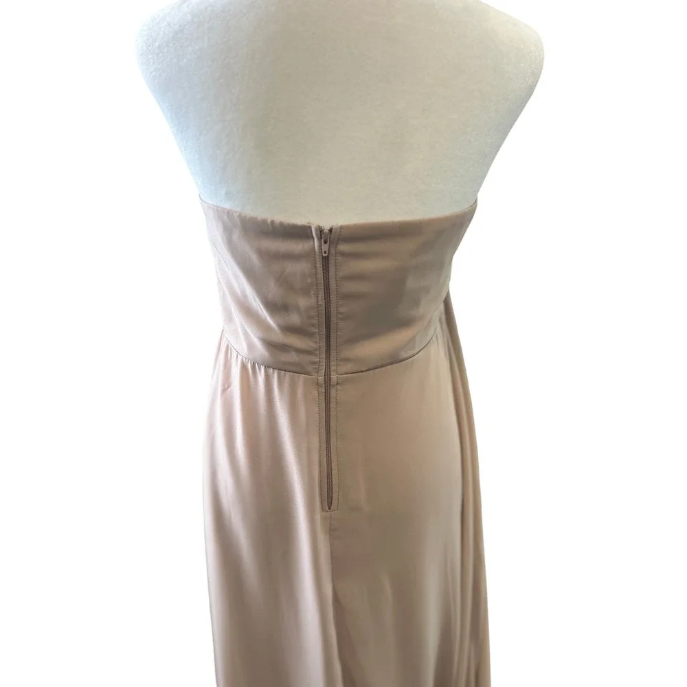 Birdy Grey Chris Prom Bridesmaid Evening Formal Dress in Taupe XL NEW - Picture 5 of 10